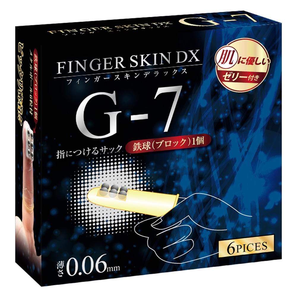 Kiss Me Love - Finger Skin DX G7 Finger Sleeves 6 Pieces (Clear) -  Novelties (Non Vibration)  Durio.sg