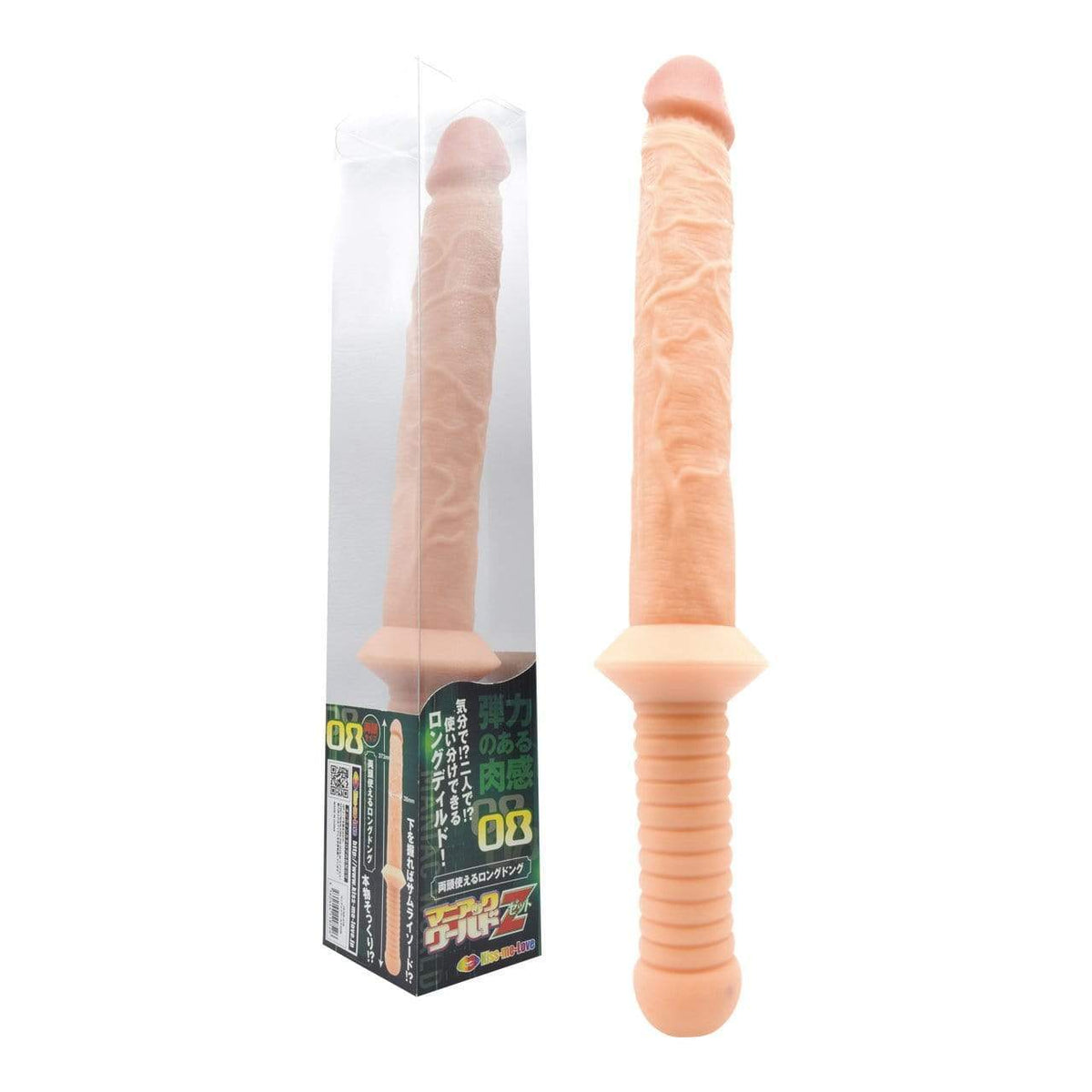 Kiss Me Love - Maniac World Z 08 Double Dildo (Beige) -  Double Dildo (Non Vibration)  Durio.sg