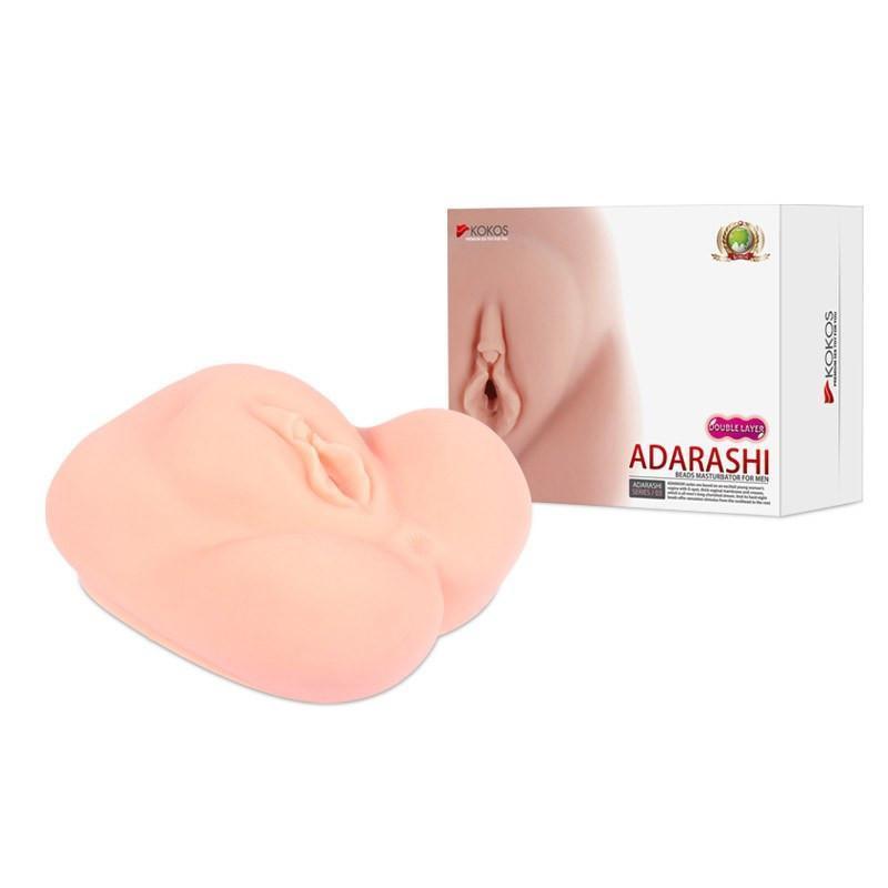Kokos - Adarashi 3 Double Layer Meiki (Beige) -  Masturbator Vagina (Non Vibration)  Durio.sg