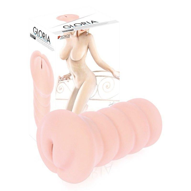 Kokos - Gloria Double Layer Meiki (Beige) -  Masturbator Vagina (Non Vibration)  Durio.sg