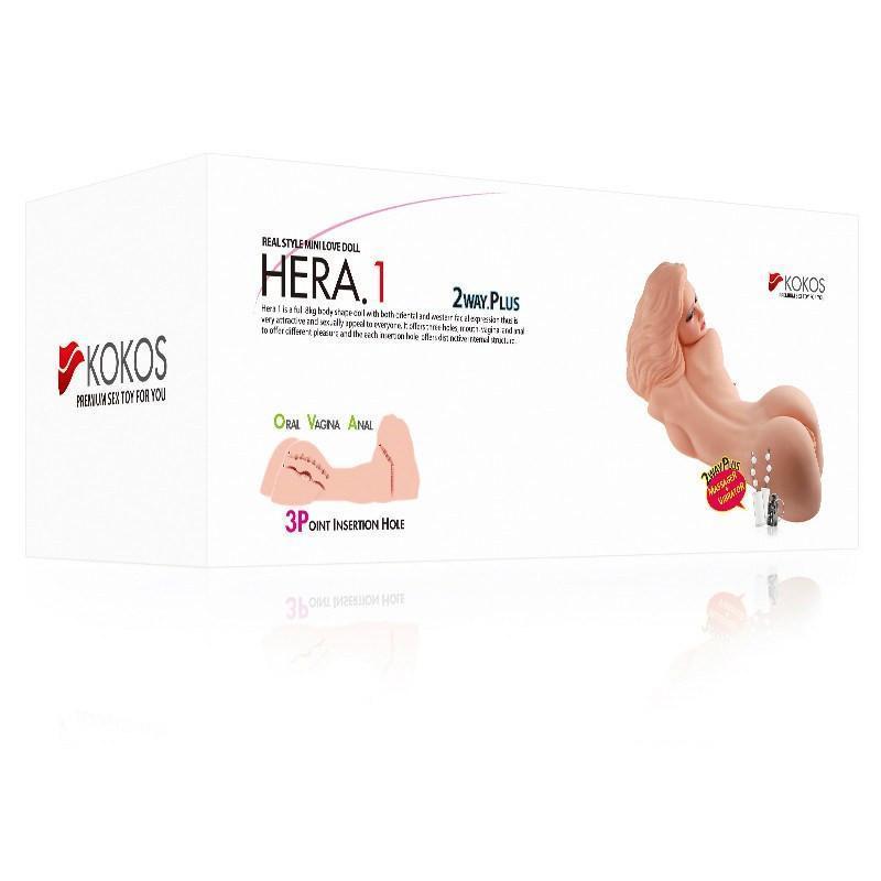 Kokos - Hera 1 with Vibration Mini Doll Meiki (Beige) -  Doll  Durio.sg