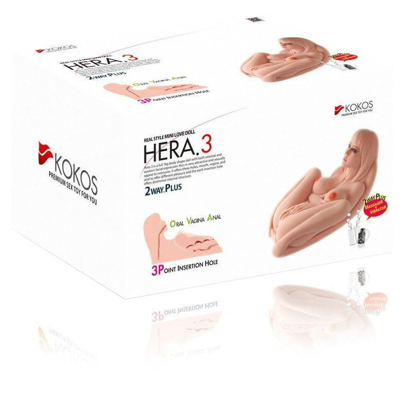 Kokos - Hera 3 Mini Doll with Vibration Meiki (Beige) -  Doll  Durio.sg
