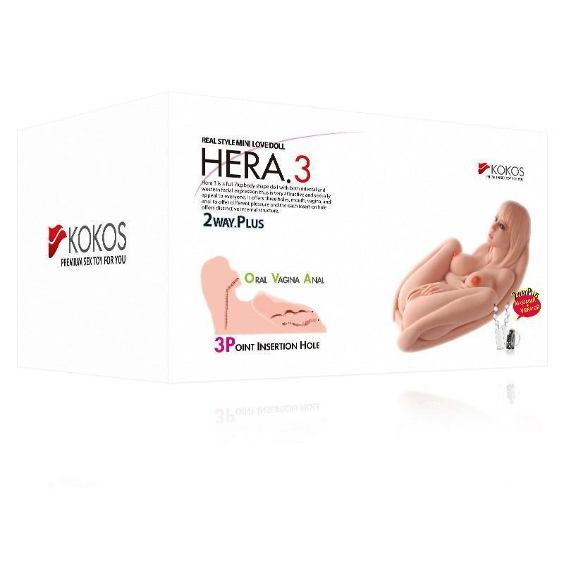 Kokos - Hera 3 Mini Doll with Vibration Meiki (Beige) -  Doll  Durio.sg