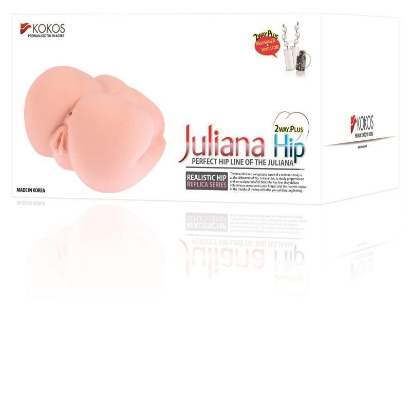 Kokos - Juliana with Vibration Meiki (Beige) -  Masturbator Vagina (Vibration) Non Rechargeable  Durio.sg