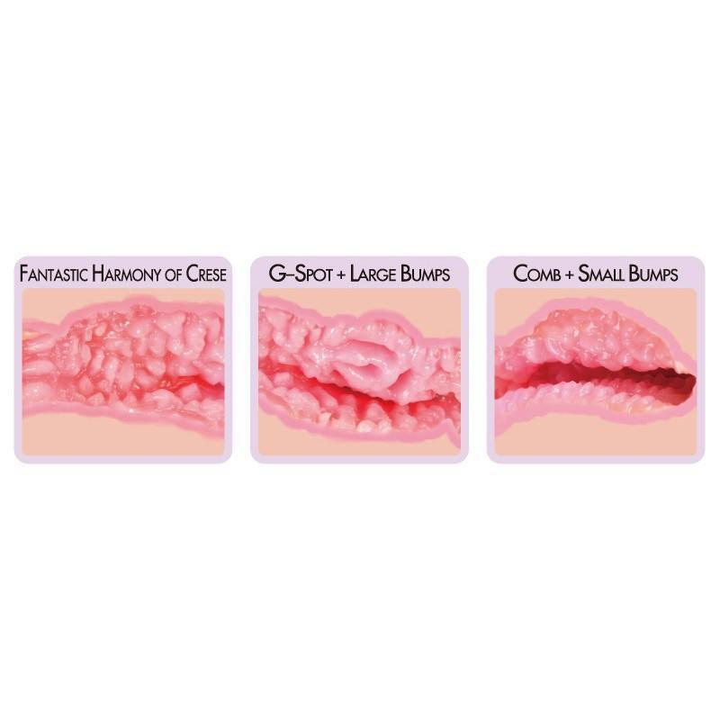 Kokos - Nara Double Layer Meiki (Beige) -  Masturbator Vagina (Non Vibration)  Durio.sg