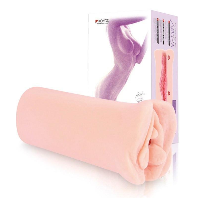 Kokos - Nara Double Layer Meiki (Beige) -  Masturbator Vagina (Non Vibration)  Durio.sg
