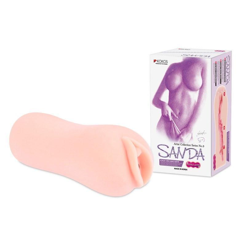Kokos - Sanda Double Layer Meiki (Beige) -  Masturbator Vagina (Non Vibration)  Durio.sg