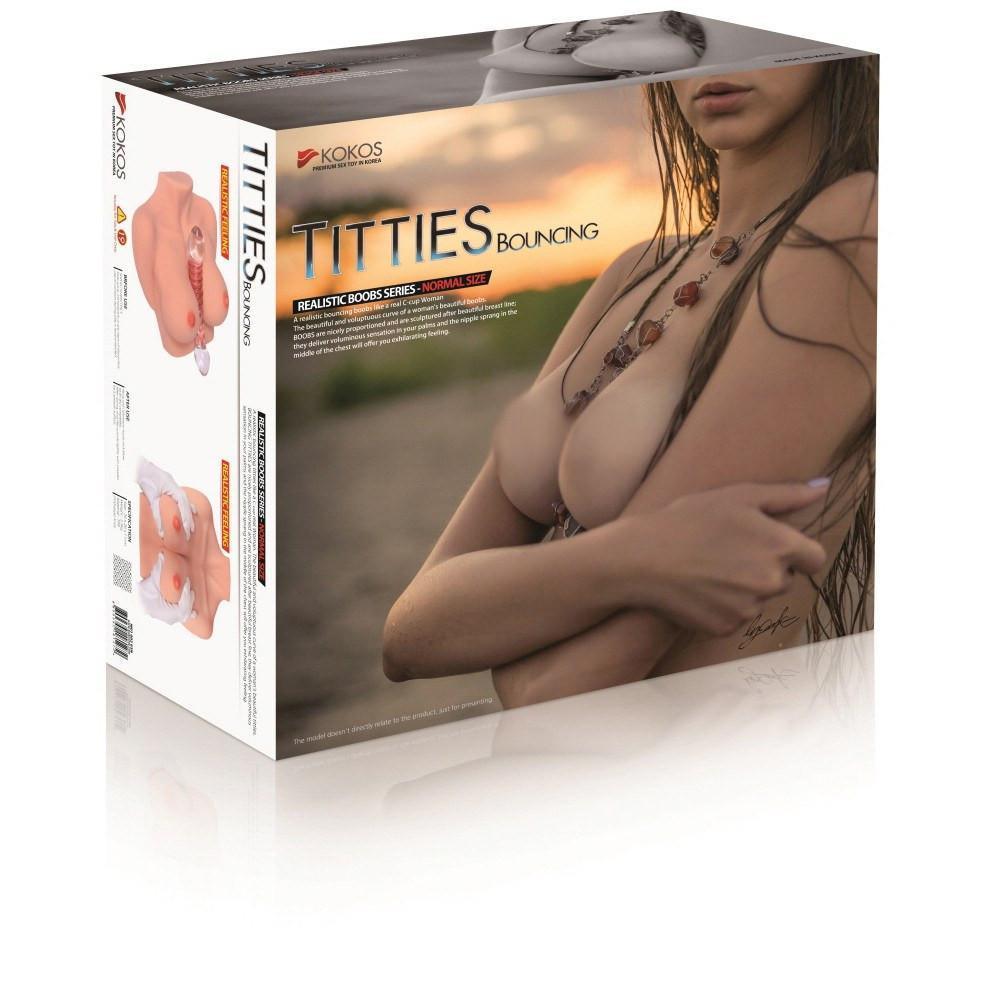 Kokos - Titties C Chest Meiki (Beige) -  Masturbator Breast (Non Vibration)  Durio.sg