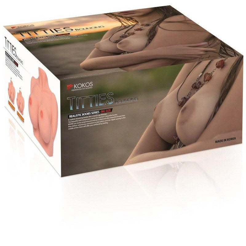 Kokos - Titties D Chest Meiki (Beige) -  Masturbator Breast (Non Vibration)  Durio.sg
