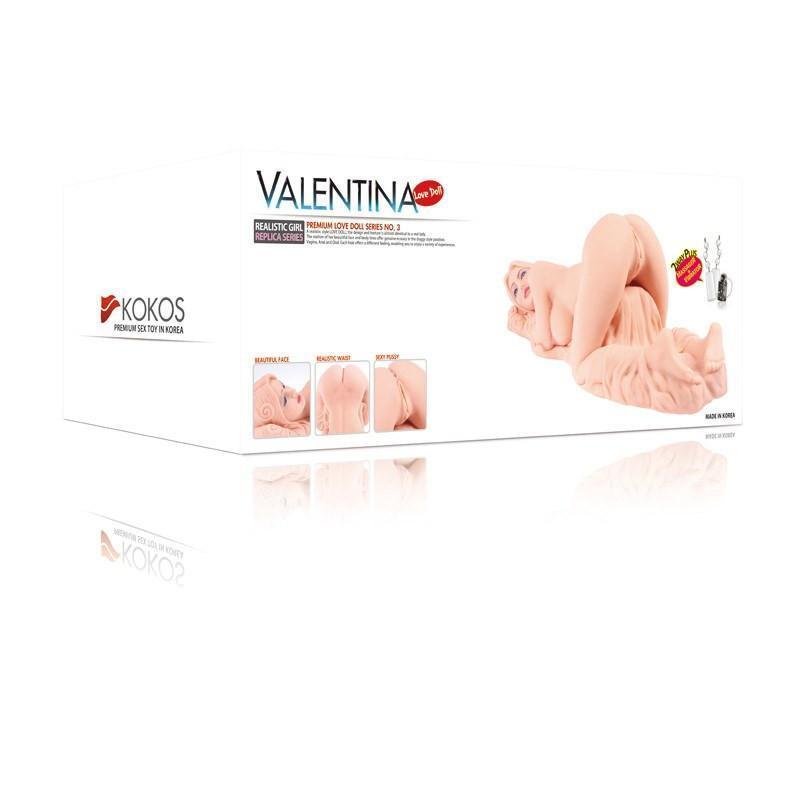 Kokos - Valentina Mini Doll with Vibration Meiki (Beige) -  Doll  Durio.sg