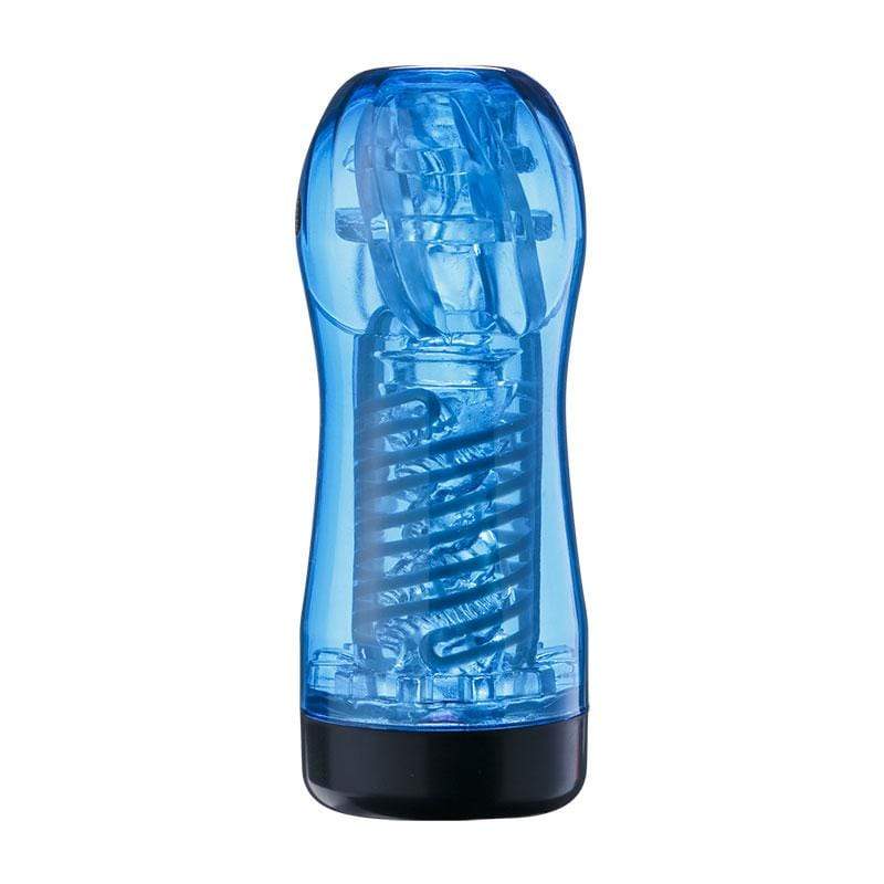 Kuudom - Gene of Ecstasy Spiral Masturbator Cup (Blue) -  Masturbator Resusable Cup (Non Vibration)  Durio.sg