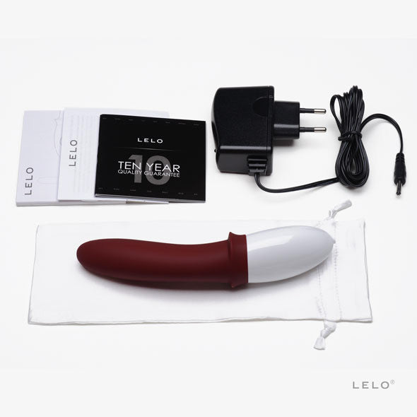 LELO - Billy Prostate Vibrator (Bordeaux) -  Prostate Massager (Vibration) Rechargeable  Durio.sg