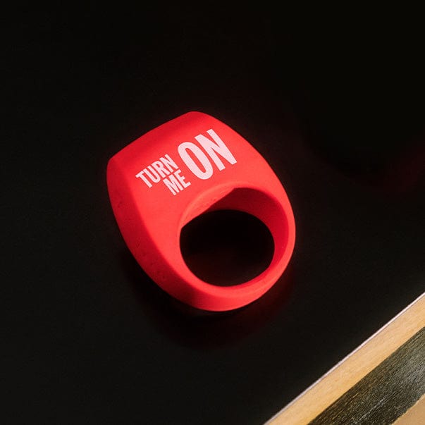 LELO - Diesel Tor 2 Silicone Vibrating Cock Ring (Red) -  Silicone Cock Ring (Vibration) Rechargeable  Durio.sg