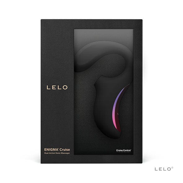 LELO - Enigma Cruise Dual Stimualtion Sonic Clitoral Air Stimulator Massager (Black) -  G Spot Dildo (Vibration) Rechargeable  Durio.sg