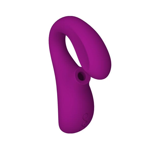 LELO - Enigma Cruise Dual Stimualtion Sonic Clitoral Air Stimulator Massager (Deep Rose) -  G Spot Dildo (Vibration) Rechargeable  Durio.sg