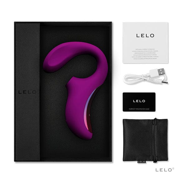 LELO - Enigma Cruise Dual Stimualtion Sonic Clitoral Air Stimulator Massager (Deep Rose) -  G Spot Dildo (Vibration) Rechargeable  Durio.sg