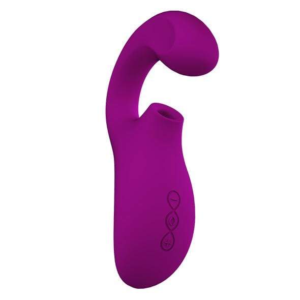 LELO - Enigma Dual Stimulation Sonic Clitoral Air Stimulator Massager (Deep Rose) -  G Spot Dildo (Vibration) Rechargeable  Durio.sg