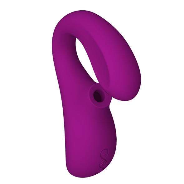 LELO - Enigma Dual Stimulation Sonic Clitoral Air Stimulator Massager (Deep Rose) -  G Spot Dildo (Vibration) Rechargeable  Durio.sg