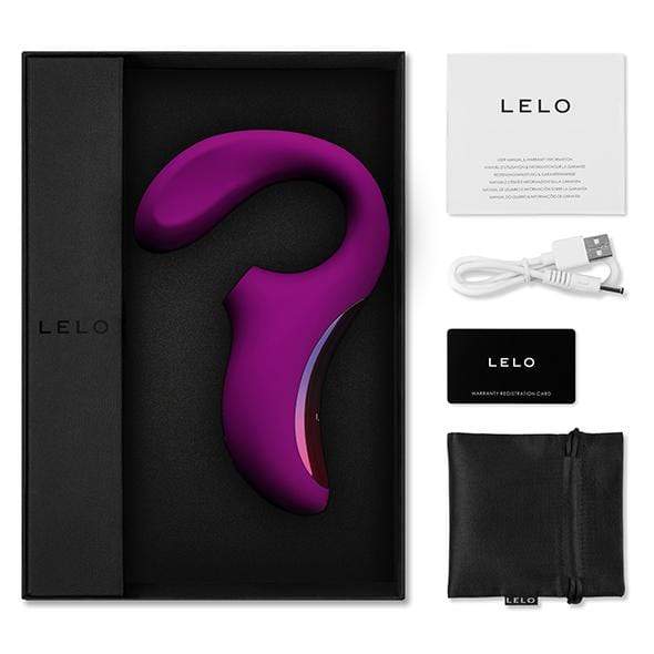 LELO - Enigma Dual Stimulation Sonic Clitoral Air Stimulator Massager (Deep Rose) -  G Spot Dildo (Vibration) Rechargeable  Durio.sg