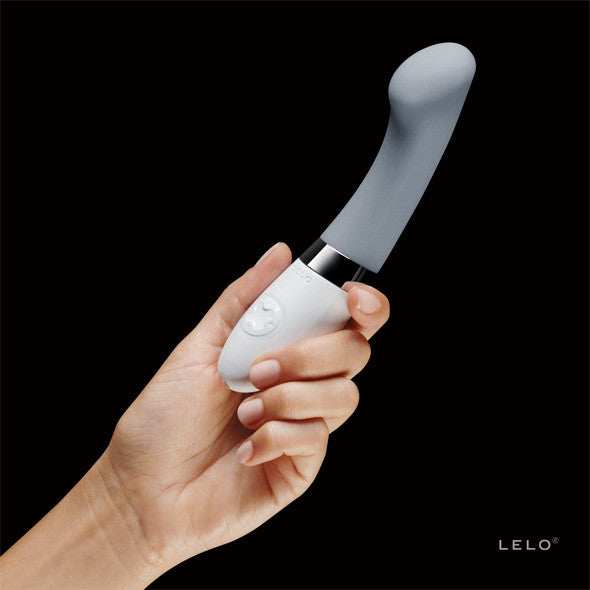 LELO - Gigi 2 G-Spot Vibrator (Cool Gray) -  G Spot Dildo (Vibration) Rechargeable  Durio.sg
