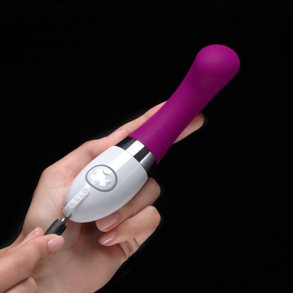 LELO - Gigi 2 G-Spot Vibrator (Deep Rose) -  G Spot Dildo (Vibration) Rechargeable  Durio.sg