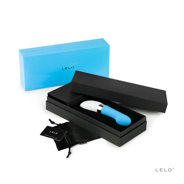LELO - Gigi 2 G-Spot Vibrator (Turquoise Blue) -  G Spot Dildo (Vibration) Rechargeable  Durio.sg