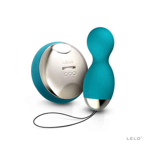 LELO - Hula Beads Kegel Balls (Ocean Blue) -  Kegel Balls (Vibration) Rechargeable  Durio.sg