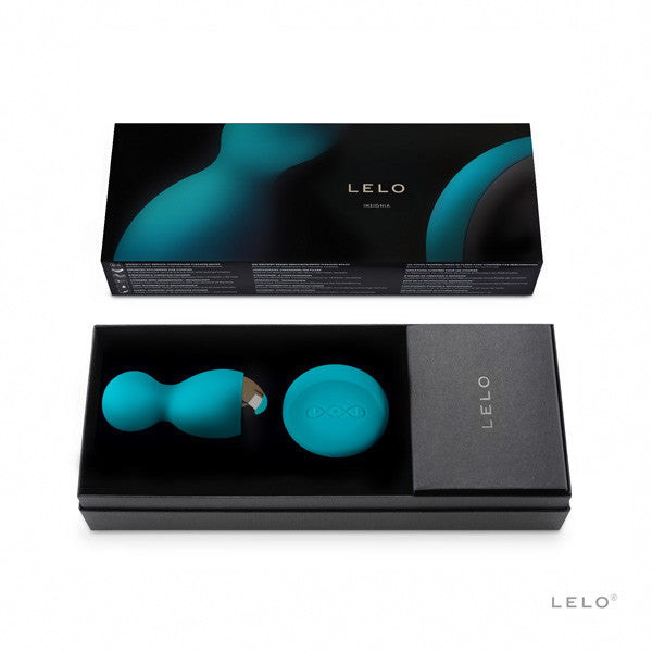 LELO - Hula Beads Kegel Balls (Ocean Blue) -  Kegel Balls (Vibration) Rechargeable  Durio.sg
