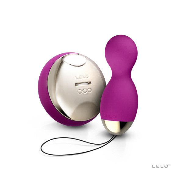 LELO - Hula Beads Remote Control Kegel Balls (Deep Rose) -  Remote Control Kegel Balls (Vibration) Rechargeable  Durio.sg