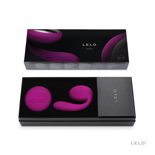 LELO - Ida Couple's Vibrator (Deep Rose) -  Couple's Massager (Vibration) Rechargeable  Durio.sg