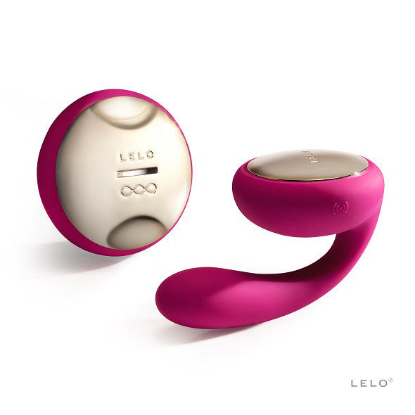 LELO - Ida Remote Control Couple&#39;s Vibrator (Cerise) -  Remote Control Couple&#39;s Massager (Vibration) Rechargeable  Durio.sg