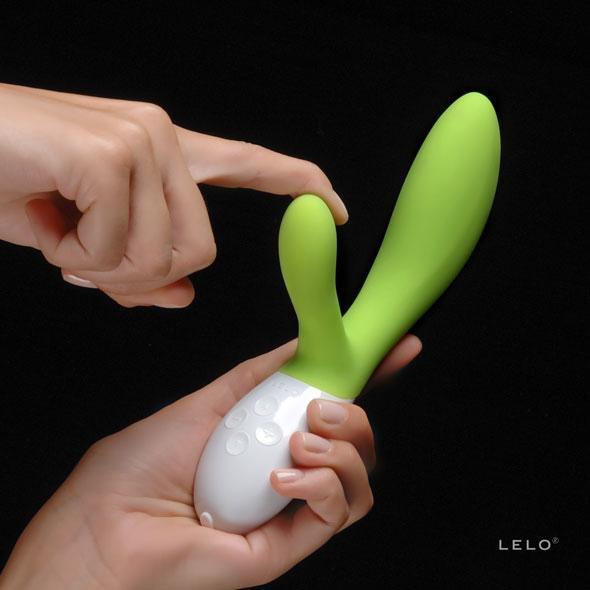 LELO - Ina 2 Rabbit Vibrator (Lime Green) -  Rabbit Dildo (Vibration) Rechargeable  Durio.sg