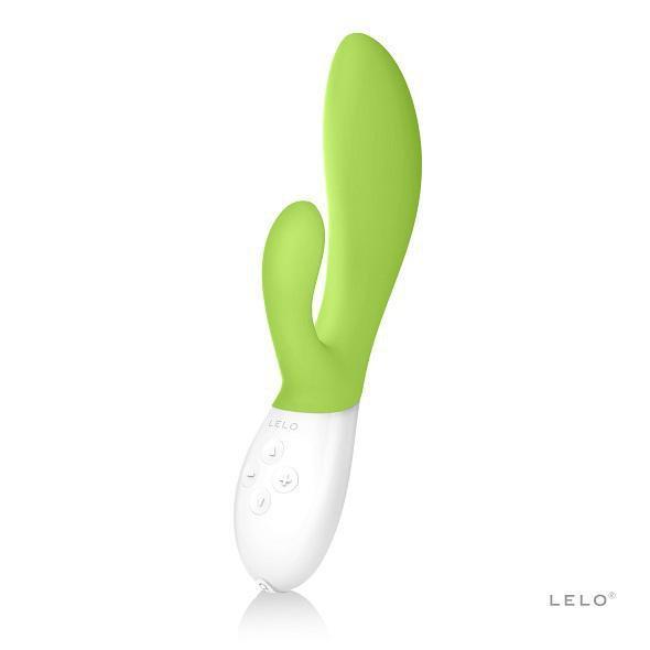LELO - Ina 2 Rabbit Vibrator (Lime Green) -  Rabbit Dildo (Vibration) Rechargeable  Durio.sg