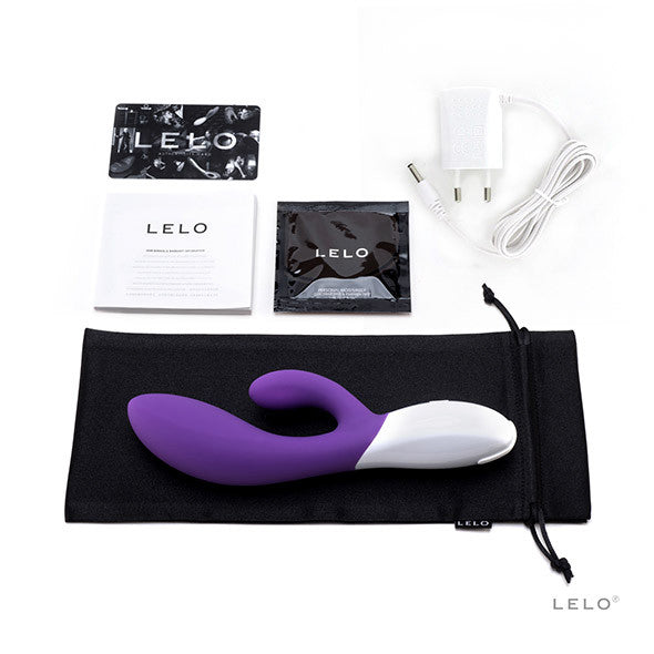 LELO - Ina 2 Rabbit Vibrator (Purple) -  Rabbit Dildo (Vibration) Rechargeable  Durio.sg
