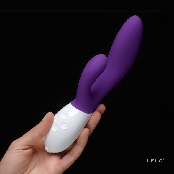 LELO - Ina 2 Rabbit Vibrator (Purple) -  Rabbit Dildo (Vibration) Rechargeable  Durio.sg