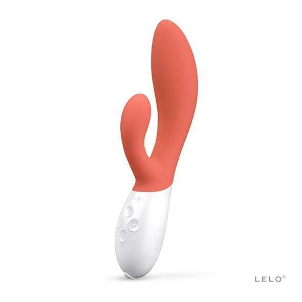 LELO - Ina 3 Rabbit Vibrator (Coral) -  Rabbit Dildo (Vibration) Rechargeable  Durio.sg