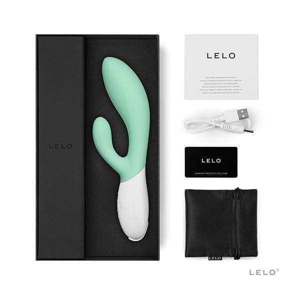 LELO - Ina 3 Rabbit Vibrator (Seaweed) -  Rabbit Dildo (Vibration) Rechargeable  Durio.sg