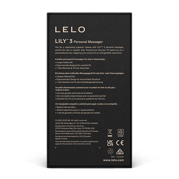 LELO - Lily 3 Vibrating Clit Massager (Polar Green) -  Clit Massager (Vibration) Rechargeable  Durio.sg