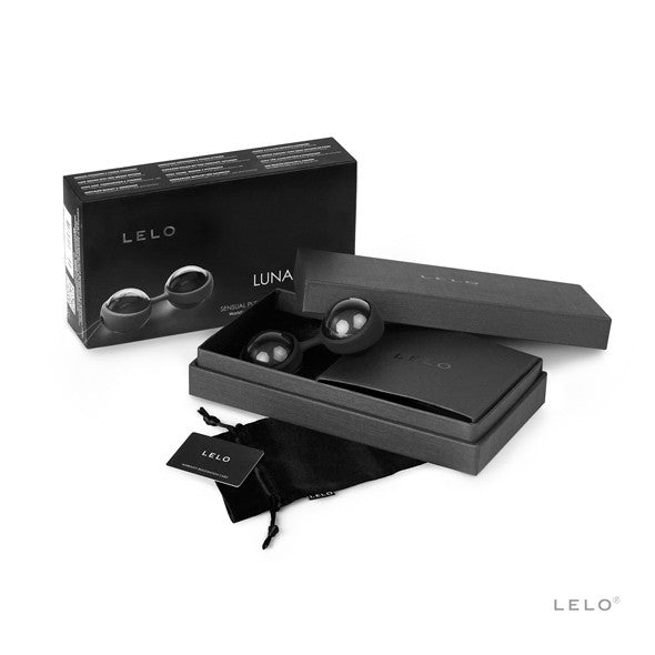 LELO - Luna Beads Kegel Balls (Noir) -  Kegel Balls (Non Vibration)  Durio.sg