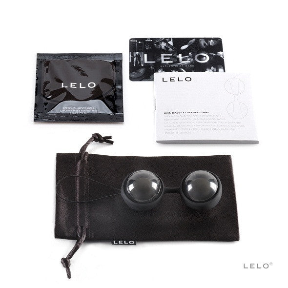 LELO - Luna Beads Kegel Balls (Noir) -  Kegel Balls (Non Vibration)  Durio.sg