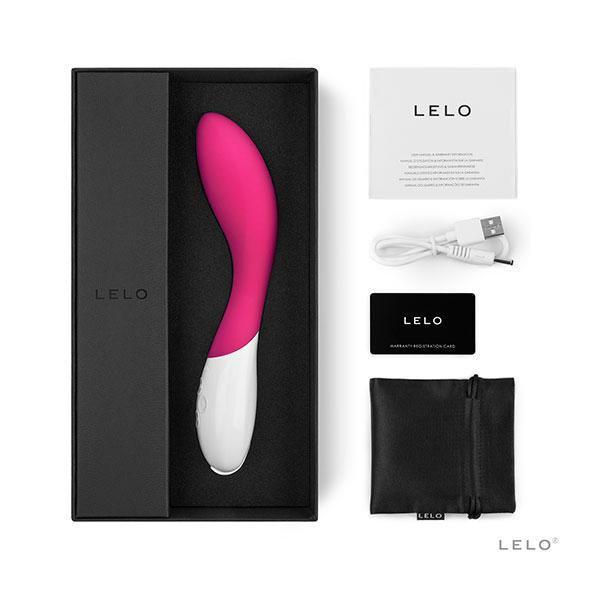LELO - Mona 2 G Spot Vibrator (Cerise) -  G Spot Dildo (Vibration) Rechargeable  Durio.sg