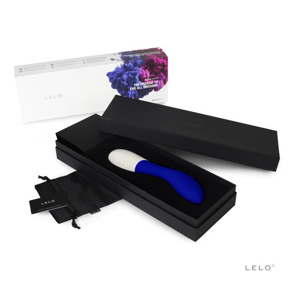 LELO - Mona Wave G-Spot Vibrator (Midnight Blue) -  G Spot Dildo (Vibration) Rechargeable  Durio.sg