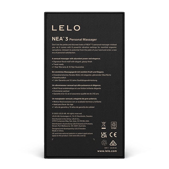 LELO - Nea 3 Vibrating Clit Massager (Alien Blue) -  Clit Massager (Vibration) Rechargeable  Durio.sg