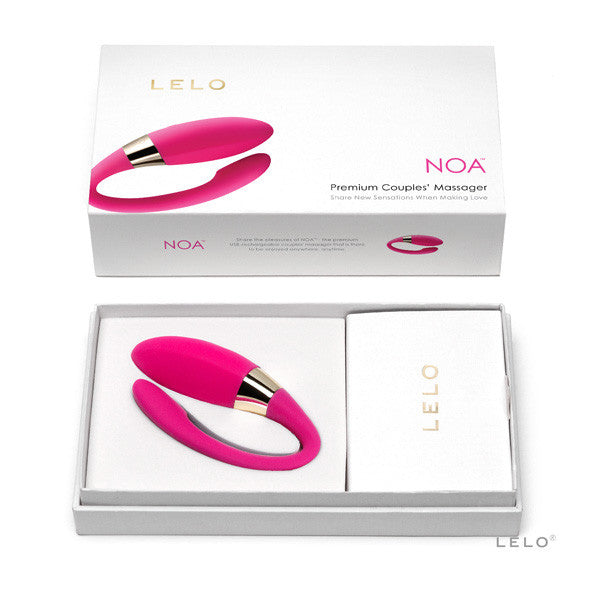 LELO - Noa Couple's Vibrator (Cerise) -  Couple's Massager (Vibration) Rechargeable  Durio.sg