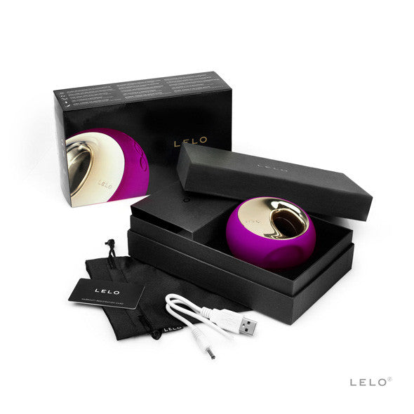 LELO - Ora 2 Vibrating Clit Massager  (Deep Rose) -  Clit Massager (Vibration) Rechargeable  Durio.sg
