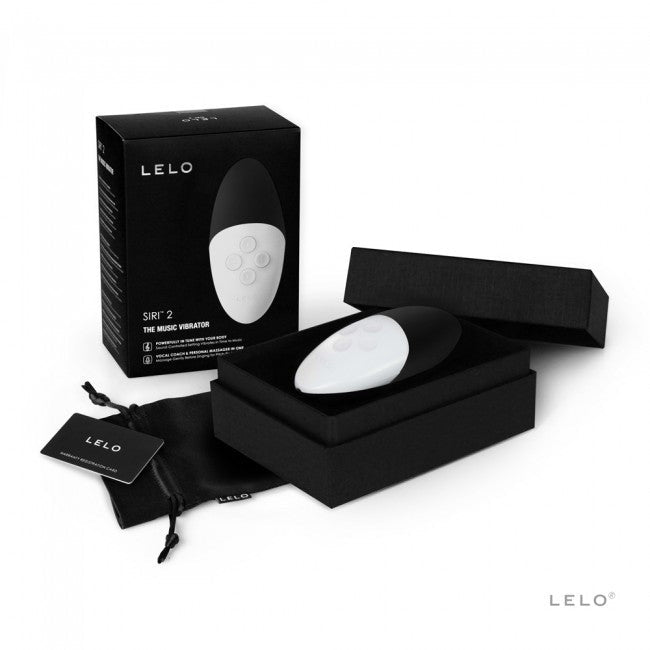LELO - Siri 2 Music Vibrating Clit Massager (Black) -  Clit Massager (Vibration) Rechargeable  Durio.sg