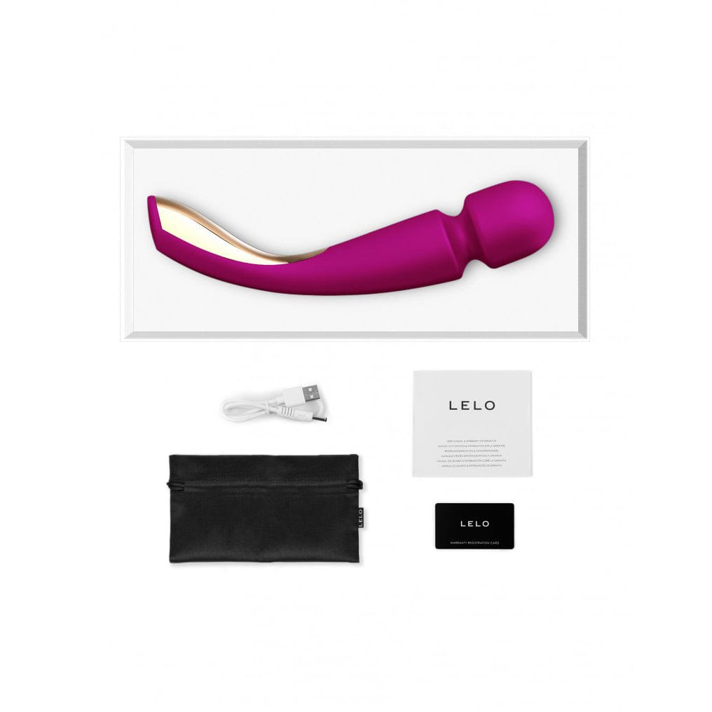LELO - Smart Wand 2 All Over Body Wand Massager Large (Deep Rose) -  Wand Massagers (Vibration) Rechargeable  Durio.sg