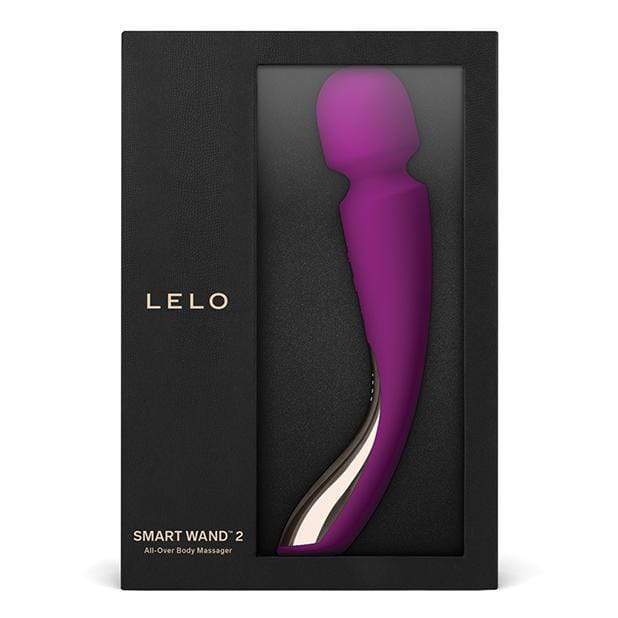 LELO - Smart Wand Massager 2 Medium (Deep Rose) -  Wand Massagers (Vibration) Rechargeable  Durio.sg