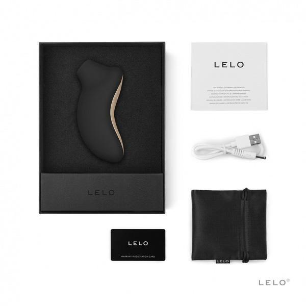 LELO - Sona Sonic Clit Massager (Black) -  Clit Massager (Vibration) Rechargeable  Durio.sg