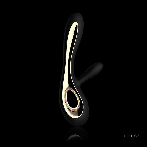 LELO - Soraya Rabbit Vibrator (Black) -  Rabbit Dildo (Vibration) Rechargeable  Durio.sg